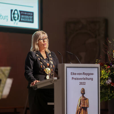 Grußwort der Oberbürgermeisterin Borris bei der Verleihung des Eike-von-Repgow-Preises 2022
