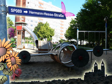 Bild vergrößern: Spielplatz Hermann-Hesse-Straße/Apollostraße