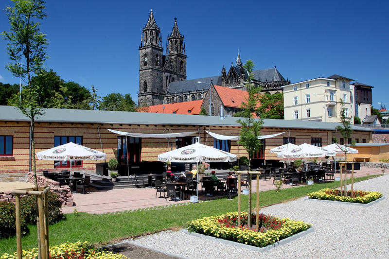 An der Elbpromenade Magdeburg