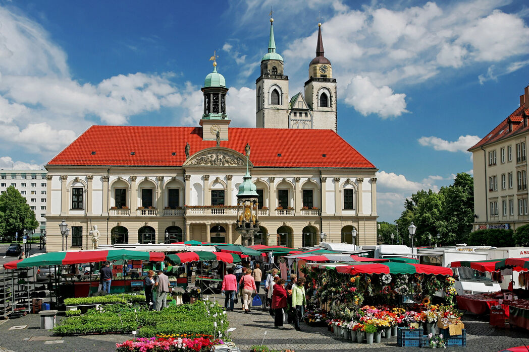 Alter Markt mit Magdeburger Reiter