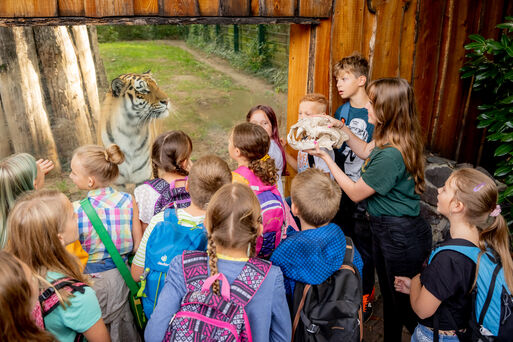 Zoo Magdeburg_Schulklasse