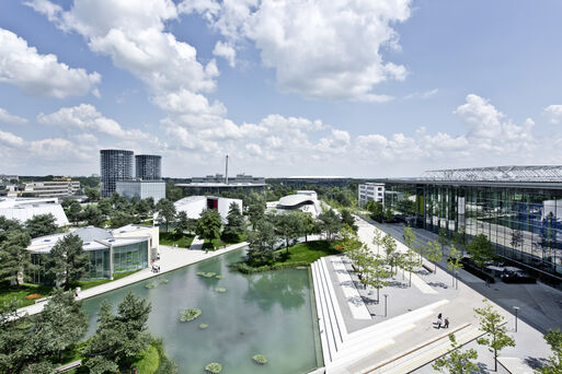 Autostadt Wolfsburg_Draufsicht