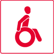barrierefrei für Rollstuhlfahrende