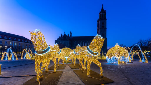 Lichterwelt Magdeburg_Draufsicht