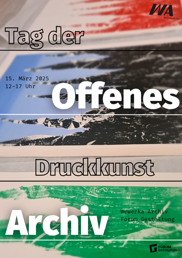 Bild vergrößern: Plakat Offenes Archiv