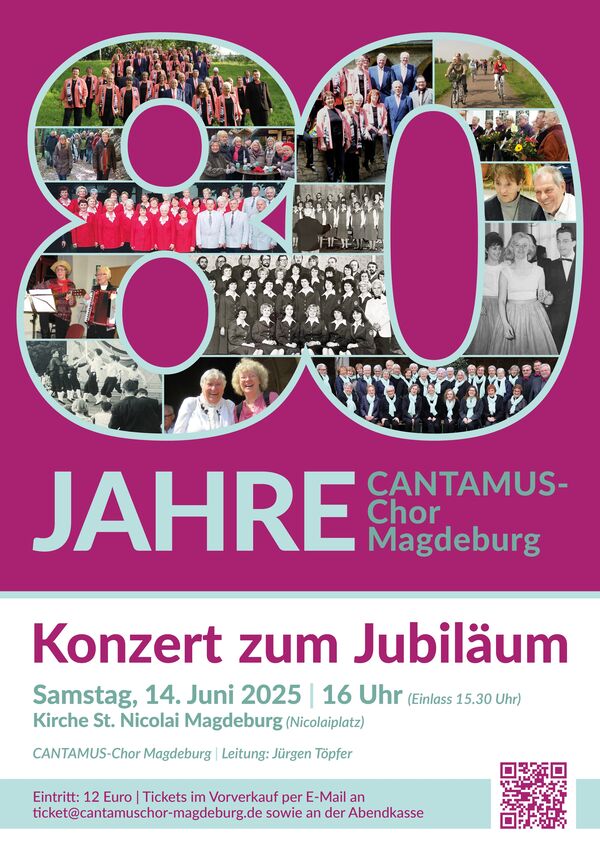 Bild vergrößern: Plakat_CANTAMUS_Jubiläum Veranstaltungskalender