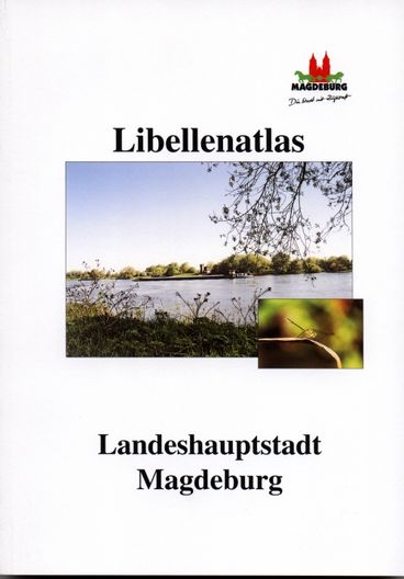 Im Hintergrundbild ist die Elbe abgebildet. Rechts unten befindet sich ein kleines Bild mit einer Libelle. 