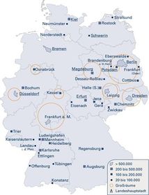 SrV 2018: teilnehmende Städte