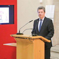 Oberbürgermeister Dr. Lutz Trümper bei seiner Rede