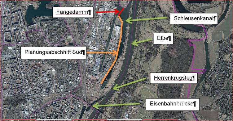 Hochwasserschutz im Bereich Rothensee