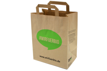 #wirfuerbio Papiertüte für Bioabfall