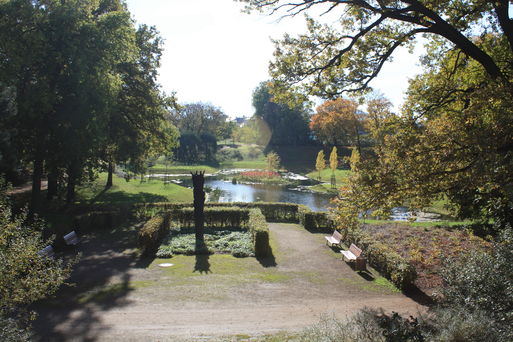 Klosterbergegarten mit Teich