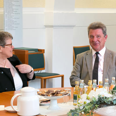 OB Dr. Lutz Trümper und Ilse Junkermann