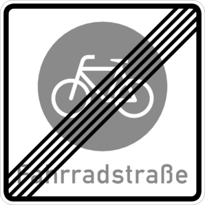 Fahrradstrae - Goethestrae - Ende