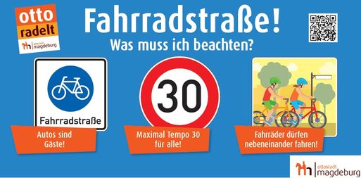 Fahrradstrae - Goethestrae - Poster