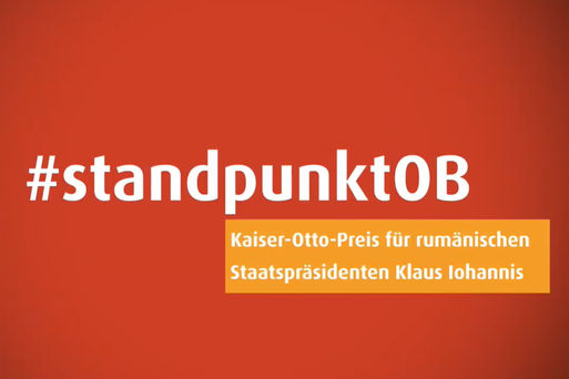 Interner Link: #standpunktOB: Verleihung des Kaiser-Otto-Preises 2020 