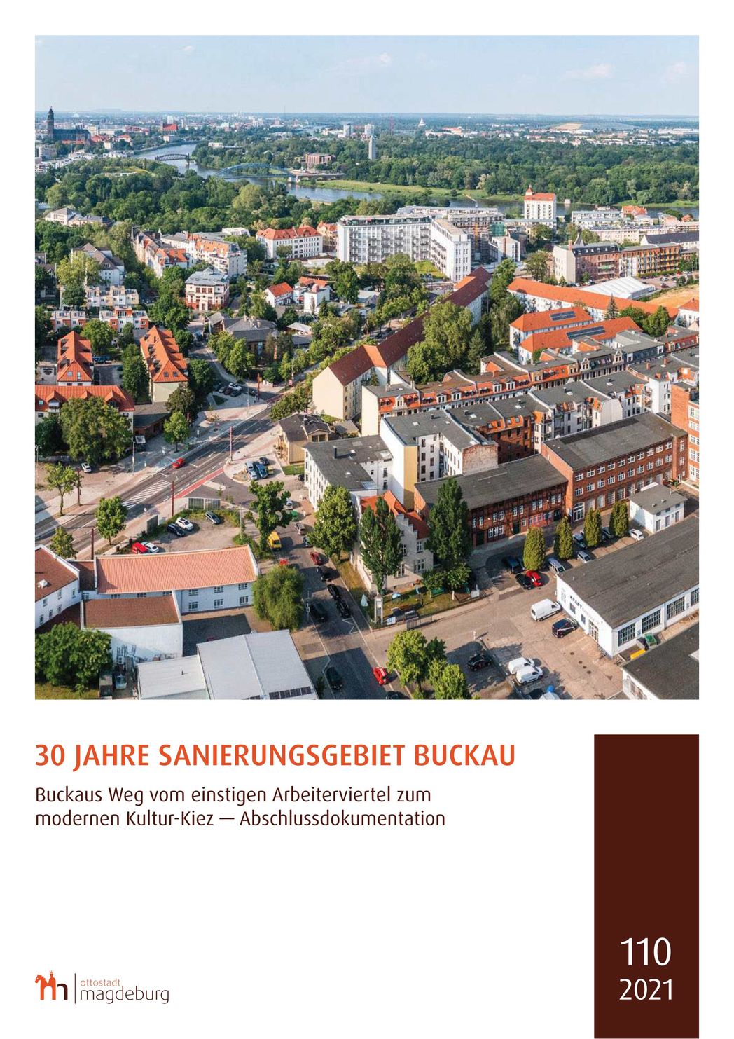 Titelbild Heft 110/21_ 30 Jahre Sanierungsgebiet Buckau