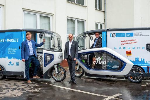 Bild vergrößern: E-Mobilitt: Paket-Raketen der Otto-von-Guercke-Universitt Magdeburg