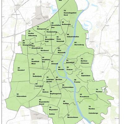 Bild vergrößern: Stadtteile