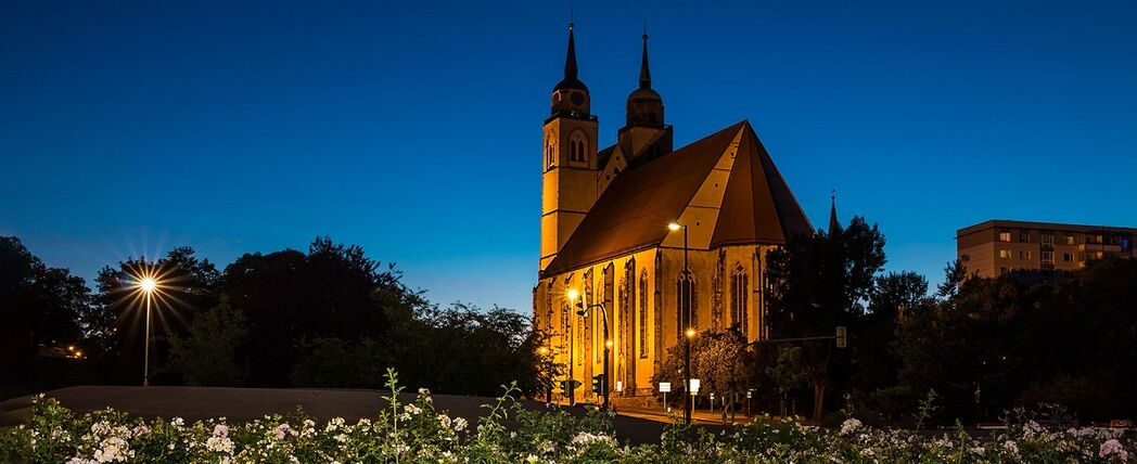 Johanniskirche bei Nacht