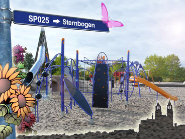 Bild vergrößern: SP025 Spielplatz Sternbogen