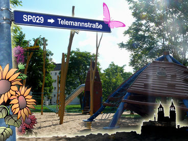 Bild vergrößern: SP029 Spielplatz Telemannstrae