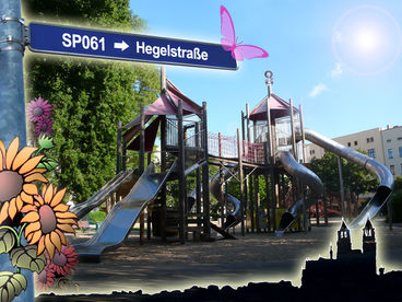 Bild vergrößern: SP061 Spielplatz Hegelstraße/Leibnizstraße