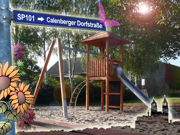 Bild vergrößern: SP101 Spielplatz Gemeindehaus Calenberge