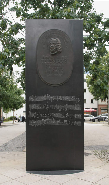 Stele Georg Philipp Telemann Foto Ralph-J Reipsch 