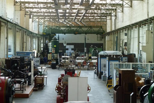 Bild vergrößern: Ausstellungshalle im Technikmuseum Magdeburg  Technikmuseum Magdeburg