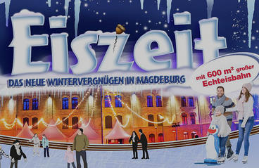 Bild vergrößern: Wintervergnügen auf dem Eis