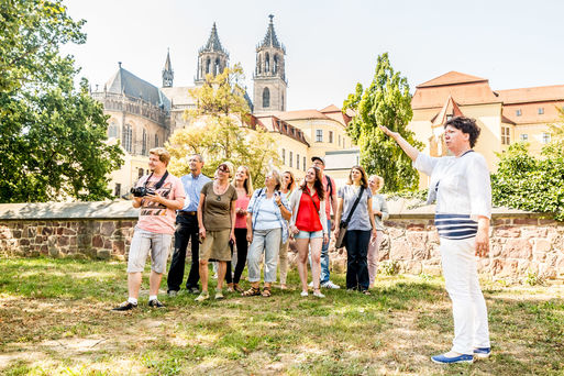 Stadtrundgang öffentliche Führung ©Andreas Lander, Magdeburg Marketing