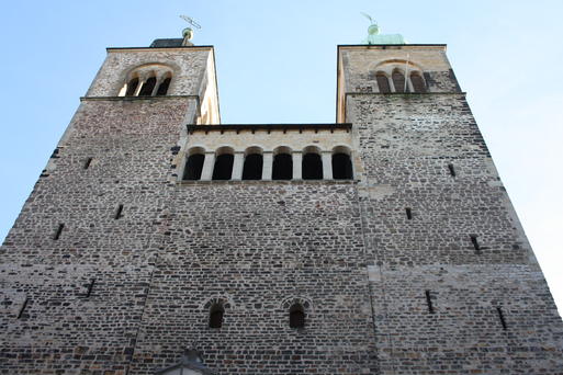 St. Sebastian romanische Türme St. Sebastian romanische Türme