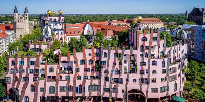 Die Grüne Zitadelle von Magdeburg