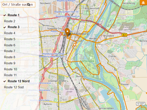 Interner Link: Magdeburg radelnd erobern - Radrouten in und um Magdeburg