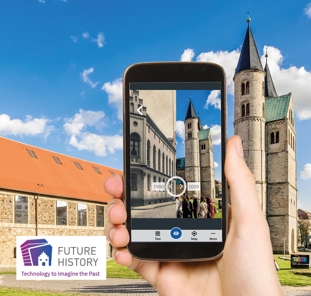 Bild vergrößern: Future history App Titel