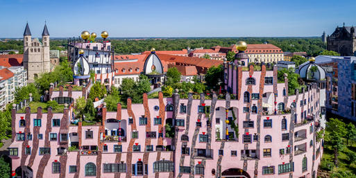 die Grne Zitadelle von Magdeburg www.AndreasLander.de
