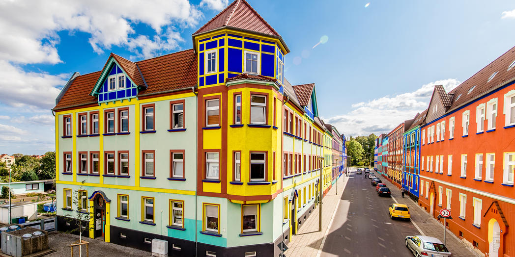 Fahrrad-Architektour Das bunte Magdeburg www.magdeburger-platte.de