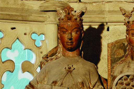 Statue von Editha als Teil des Himmlisches Paars im Dom © HLBöhme