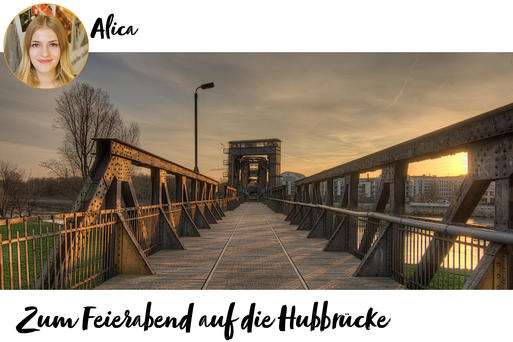 Zum Feierabend auf die Hubbrcke  LH Magdeburg (Jrg Preikschas)