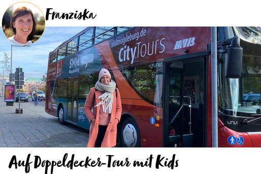 Auf Doppeldecker-Tour mit Kids