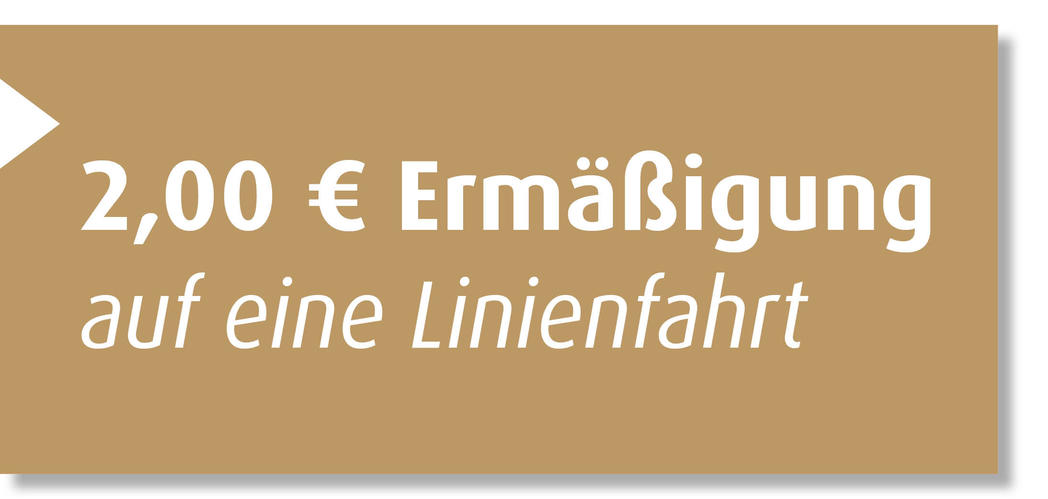 Ermäßigung Weiße Flotte