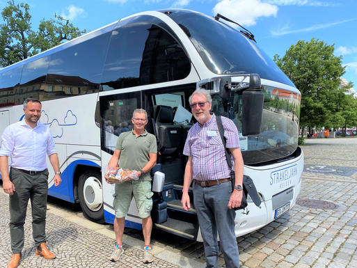 Magdeburg empfängt ersten Reisebus nach Lockdown_