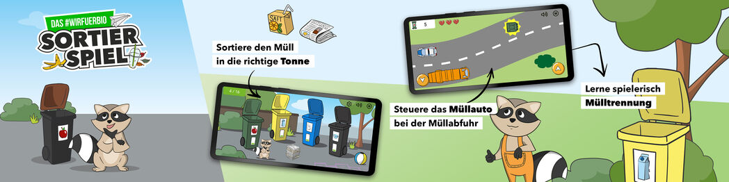 Spielablauf #wirfuerbio Sortierspiel