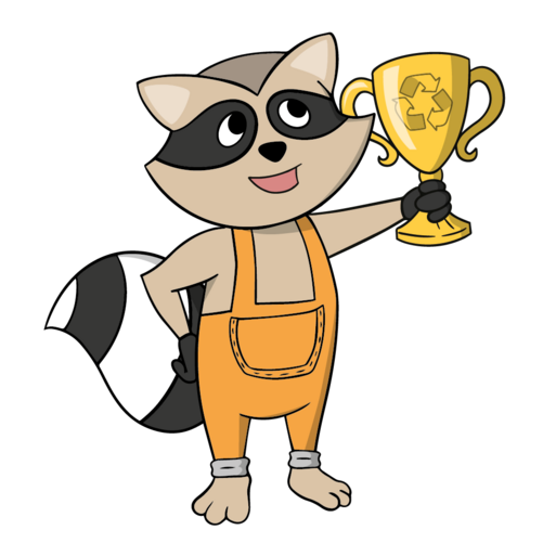 Waschbär Leo