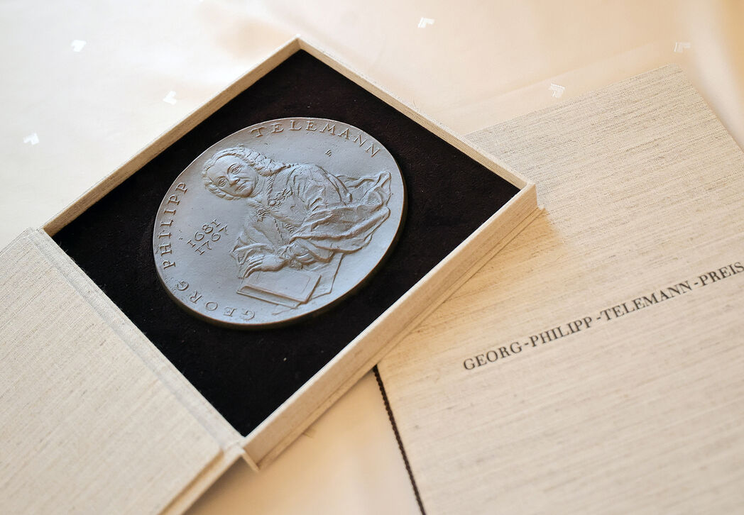 Die Medaille des Magdeburger Telemann-Preises © Viktoria Kühne